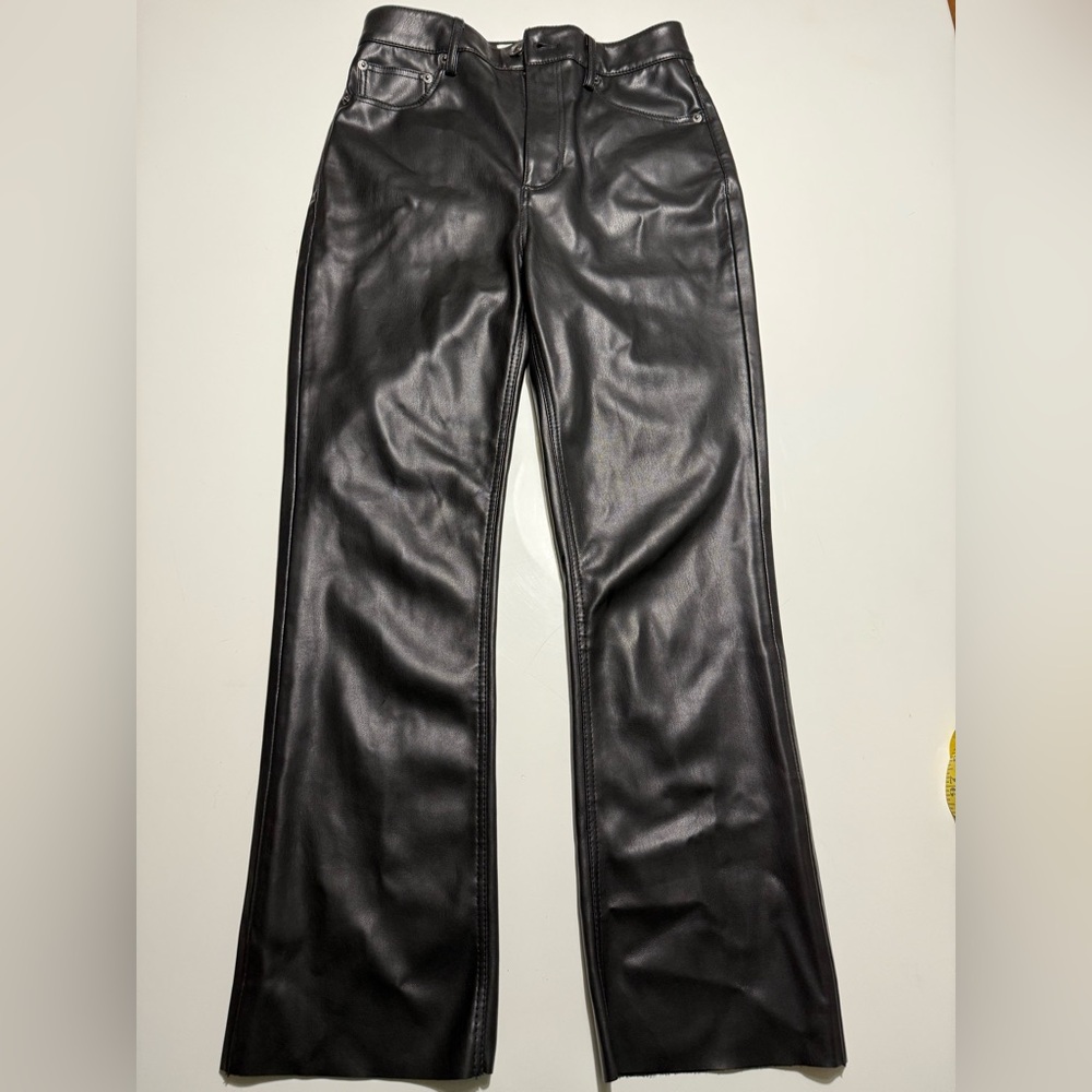 Zara Black Leather Trousers